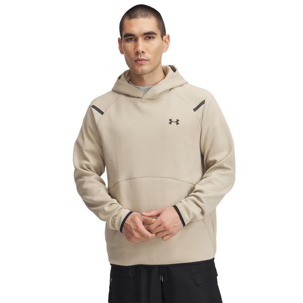 Bluza Męska Sportowa Under Armour Unstoppable Flc Hd. Brązowe bluzy męskie Under Armour, m, bez wzorów, z materiału, z kapturem, na fitness i siłownię. Za 274.72 zł.