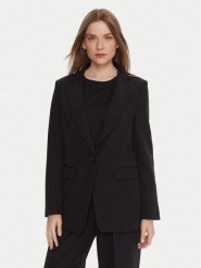 BOSS Marynarka C_Jabla3 50549396 Czarny Regular Fit. Czarne żakiety damskie Boss, bez wzorów, z syntetyku. Za 719.99 zł.