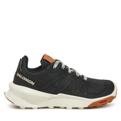 Sneakersy Salomon. Czarne trampki i tenisówki chłopięce Salomon, bez wzorów, bez zapięcia. Za 169.99 zł.
