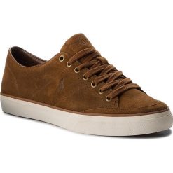 Tenisówki POLO RALPH LAUREN - Sherwin 816713116002 Snuff. Brązowe półbuty na co dzień męskie Polo Ralph Lauren, z gumy, eleganckie, bez zapięcia. W wyprzedaży za 309.00 zł.