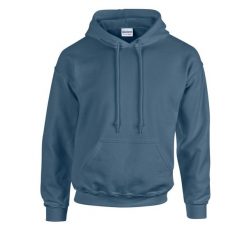 Bluza Z Kapturem Dla Dorosłych Unisex Heavy Blend. Niebieskie bluzy męskie Gildan, l, bez wzorów, z kapturem. Za 74.99 zł.