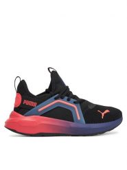 Puma Sneakersy Softride Enzo 5 Jr 401510 04 Czarny. Czarne buty sportowe chłopięce Puma, bez wzorów, z materiału, bez zapięcia. Za 199.99 zł.