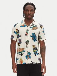 Volcom Koszula Bob Mollema A0412513 Écru Boxy Fit. Koszule męskie Volcom, m, bez wzorów, z wiskozy, bez kołnierzyka, bez ramiączek. Za 219.99 zł.