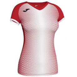 Koszulka do piłki nożnej damska Joma Supernova. Białe koszulki sportowe damskie Joma, s, bez wzorów, bez kołnierzyka, bez ramiączek, do piłki nożnej. W wyprzedaży za 76.15 zł.