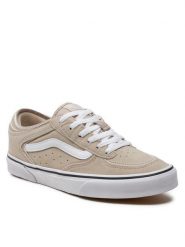 Vans Tenisówki Rowley Classic VN0009QJBAT1 Beżowy. Brązowe trampki i tenisówki damskie Vans, bez wzorów, z materiału, bez zapięcia. Za 209.99 zł.