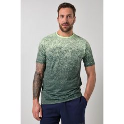 Męska T-shirt FLEXNAMIC® fitness nadruk na całej powierzchni rękaw 1/2. Zielone koszulki sportowe męskie JAY-PI, m, bez wzorów, z elastanu, sportowe, bez kołnierzyka. Za 179.99 zł.