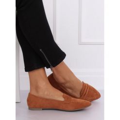 Mokasyny damskie camel 99-262 CAMEL. Brązowe mokasyny damskie FunKee.pl, z materiału, klasyczne. Za 89.99 zł.