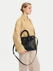 Guess Torebka Gregoria HWBG85 46070 Czarny. Czarne torebki do ręki damskie Guess, z aplikacjami, ze skóry, bez dodatków. Za 519.99 zł.