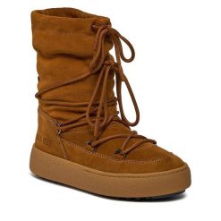Śniegowce Moon Boot. Brązowe kozaki damskie Moon Boot. Za 1,429.00 zł.