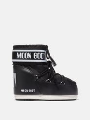 Moon Boot ICON LOW NYLON Śniegowce damskie. Czarne śniegowce i trapery damskie Moon Boot, z nylonu. Za 628.99 zł.