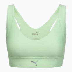 Biustonosz do biegania PUMA High Impact Ultraform Running Bra. Zielone biustonosze Puma, bez wzorów, z elastanu. Za 139.99 zł.