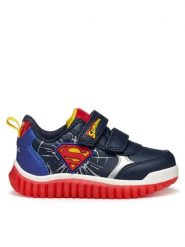 Geox Sneakersy B Lightyloo B565ZB 000BC C4226 Granatowy. Niebieskie buty sportowe chłopięce Geox, bez wzorów, ze skóry, bez zapięcia. Za 199.99 zł.