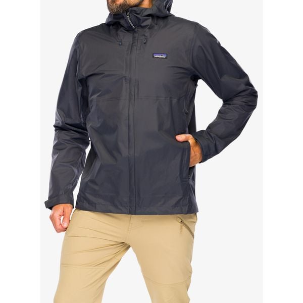 Kurtka przeciwdeszczowa męska Patagonia Torrentshell 3L Jacket. Szare kurtki męskie Patagonia, l, bez wzorów, sportowe, bez kaptura. Za 759.99 zł.
