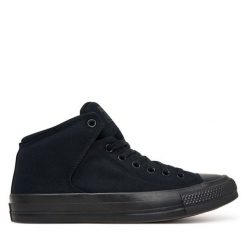 Trampki Converse. Czarne trampki męskie Converse, bez wzorów, retro, bez zapięcia. Za 329.99 zł.