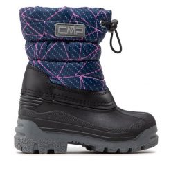 Śniegowce CMP. Niebieskie śniegowce dziewczęce CMP, bez zapięcia. Za 179.99 zł.