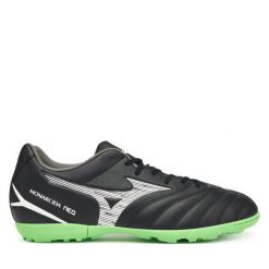 Buty do piłki nożnej Mizuno. Czarne buty sportowe męskie Mizuno, bez zapięcia, do piłki nożnej. Za 299.99 zł.