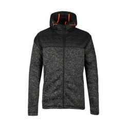 Kurtka hybrydowa męska Aulp Bukai ocieplana z kapturem wygodna czarna. Czarne kurtki sportowe męskie Aulp, na zimę, m, bez wzorów, narciarskie. Za 399.99 zł.