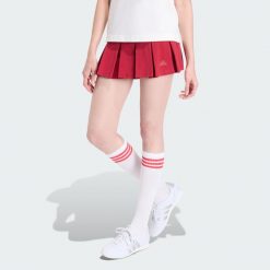 Spódnica Seasonal Essentials Colorpop Skirt with inner Leggings. Białe spódnice damskie Adidas, bez wzorów, z bawełny. Za 179.00 zł.
