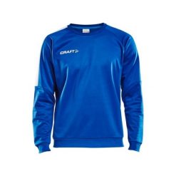 Bluza z okrągłym dekoltem Craft progress r-neck. Niebieskie bluzy męskie Craft, l, bez wzorów, z materiału, bez kaptura. Za 179.95 zł.