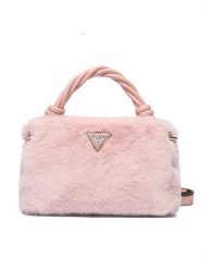 Guess Torebka Shaida HWWG81 43110 Różowy. Czerwone torebki do ręki damskie Guess, z aplikacjami, z materiału, bez dodatków. Za 639.99 zł.