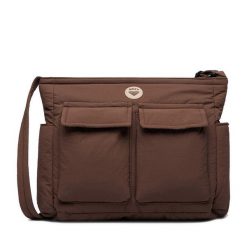 Torebka Roxy. Brązowe listonoszki damskie Roxy, bez wzorów, bez dodatków. Za 69.99 zł.