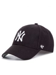 47 Brand Czapka z daszkiem New York Yankees Home MVP B-MVP17WBV-BK Czarny. Czarne czapki i kapelusze damskie 47 Brand, bez wzorów, z materiału. Za 79.99 zł.