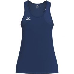 Niebieski podkoszulek Erima T&f Wings. Niebieskie koszulki sportowe damskie Erima, bez wzorów, ze skóry, bez kołnierzyka, bez ramiączek, do biegania. Za 192.00 zł.