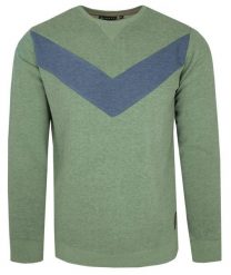 Miękka i Wygodna Bluza Męska - Zielona, Pasek. Zielone bluzy męskie Minute, bez wzorów, z bawełny. Za 148.00 zł.