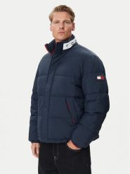 Tommy Jeans Kurtka zimowa Vail Flag DM0DM23728 Granatowy Regular Fit. Niebieskie kurtki męskie Tommy Jeans, na zimę, l, bez wzorów, z jeansu, bez kaptura. Za 949.99 zł.