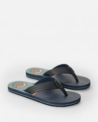 Japonki męskie Rip Curl Ripper Bloom. Zielone klapki męskie Rip Curl, z materiału, sportowe. Za 129.99 zł.