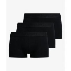 Bokserki Superdry (x3). Czarne bokserki męskie Superdry., xl, bez wzorów. Za 207.05 zł.