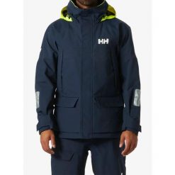 Kurtka przeciwdeszczowa męska Helly Hansen Pier 4.0 Jacket. Czerwone kurtki męskie Helly Hansen, m, bez wzorów, sportowe, bez kaptura. Za 1,164.99 zł.