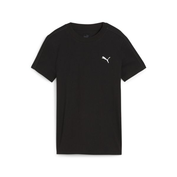 Koszulka damska HER PUMA Black. Czarne koszulki sportowe damskie Puma, m, bez wzorów, z dżerseju, bez kołnierzyka, bez ramiączek, na fitness i siłownię. Za 98.65 zł.