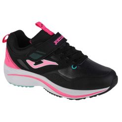 Buty sportowe Sneakersy dziewczęce, Joma Ferro Jr 2231. Czarne buty sportowe dziewczęce Joma, bez wzorów, bez zapięcia, trekkingowe. Za 99.99 zł.