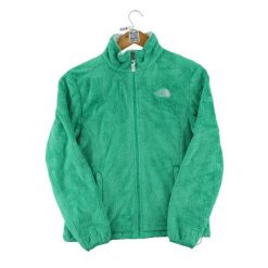 Second life - The North Face damska bluza polarowa Osito zielona - Jak nowy. Zielone bluzy sportowe damskie The North Face, l, bez wzorów, z materiału, bez kaptura, trekkingowe. Za 212.96 zł.