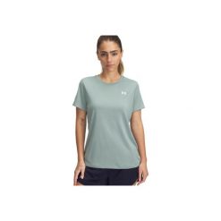 T-Shirt Damski Sportowy Under Armour Tech Ssc -Solid. Zielone koszulki sportowe damskie Under Armour, bez wzorów, bez kołnierzyka, bez ramiączek, na fitness i siłownię. Za 119.99 zł.