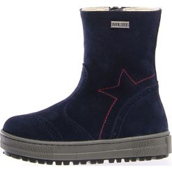 Skórzane kozaki zimowe "Miro" w kolorze granatowym. Buty zimowe dziewczęce Zimowe obuwie dla dzieci. W wyprzedaży za 252.95 zł.