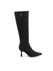 Nine West Kozaki MAIDA ZL23003-2CC Czarny. Czarne kozaki damskie Nine West, z materiału, bez obcasa, na szpilce. Za 329.99 zł.