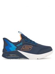 Skechers Sneakersy 403890L/NVBL Granatowy. Niebieskie buty sportowe chłopięce Skechers, bez wzorów, z materiału, bez zapięcia. Za 249.99 zł.