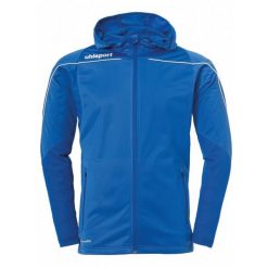 Kurtka z kapturem Uhlsport Stream 22. Białe kurtki sportowe męskie Uhlsport, xl, bez wzorów, z dresówki, do piłki nożnej. W wyprzedaży za 190.50 zł.