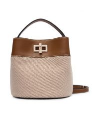 Furla Torebka Amelia Mini WE00879 BX3542 CN TCO00 Beżowy. Brązowe torebki do ręki damskie Furla, bez wzorów, z materiału, bez dodatków. Za 1,089.00 zł.