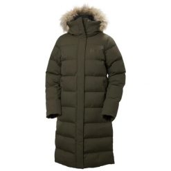 Parka dla kobiet Helly Hansen Aria. Zielone parki damskie Helly Hansen, na lato, s, bez wzorów, z materiału, eleganckie, bez kaptura. Za 1,429.50 zł.
