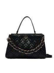 Guess Torebka Maxine HWQG97 33050 Czarny. Czarne torebki do ręki damskie Guess, z aplikacjami, ze skóry, bez dodatków. Za 634.99 zł.