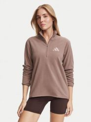 Adidas Polar Terrex Multi Essentials Half Zip Fleece Jacket KZ1799 Brązowy jasny Regular Fit. Brązowe bluzy sportowe damskie Adidas, l, bez wzorów, z polaru, bez kaptura. Za 179.99 zł.