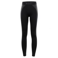 Damskie legginsy Alpine Pro Lenta. Czarne bielizna termoaktywna damska Alpine Pro, bez wzorów, bez ramiączek. Za 169.25 zł.