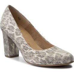 Półbuty CAPRICE - 9-22402-28 Off White Leo 117. Szare półbuty damskie Caprice, z materiału. W wyprzedaży za 189.00 zł.