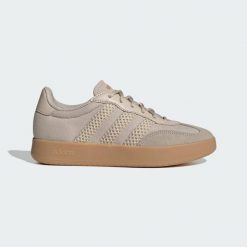 BUTY BARREDA. Brązowe obuwie sportowe damskie Adidas, bez wzorów, z gumy, tenisowe. Za 279.00 zł.