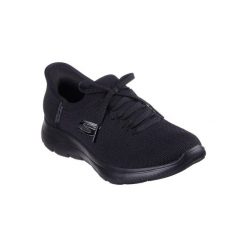 Buty SKECHERS SLIP-INS - SUMMITS NEW DAILY Czarny. Czarne obuwie sportowe damskie Skechers, bez wzorów, z tkaniny, trekkingowe, Skechers Sport. Za 329.99 zł.