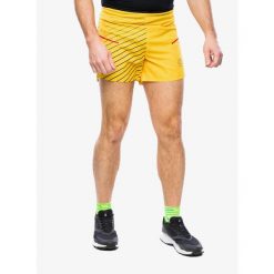 Spodenki do biegania La Sportiva Freccia Short. Żółte krótkie spodenki sportowe męskie La Sportiva, m, bez wzorów, do biegania. Za 251.99 zł.