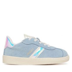 Sneakersy Primigi. Niebieskie trampki i tenisówki chłopięce Primigi, bez wzorów, bez zapięcia. Za 269.99 zł.